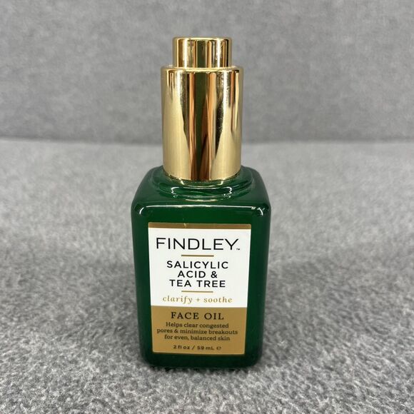 Findley Salicylic Acid & Tea Tree Face Oil clarify soothe 2 fl oz 60 mL - Picture 1 of 9